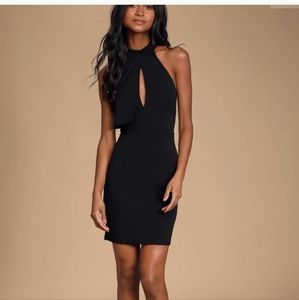 Lulu's Rayleigh black lace dress